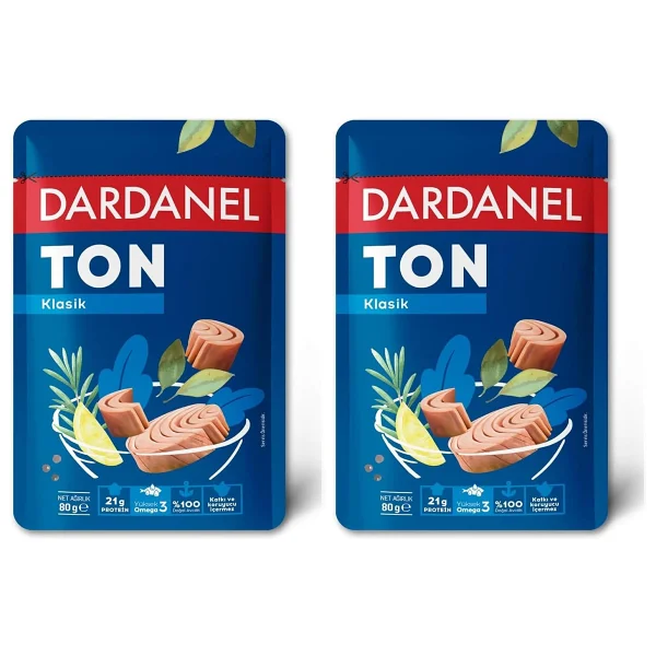 Dardanel Ayçiçek Yağlı Poşet Ton Balığı 80 gr - Görsel 6