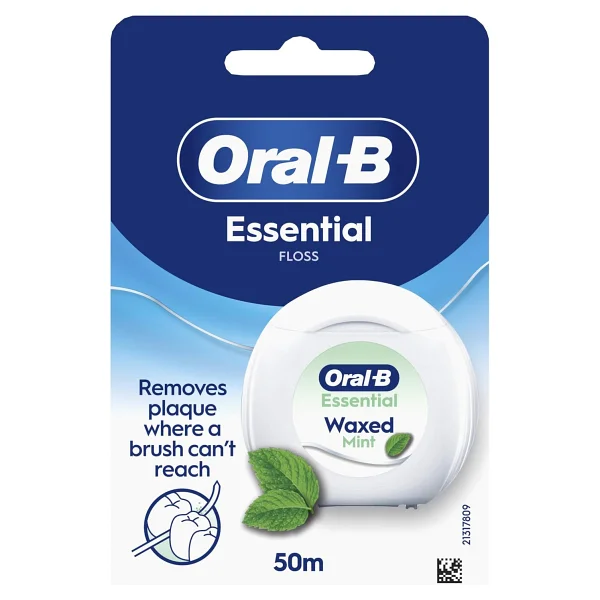Oral-B Essential Floss Nane Aromalı 50 m Mumlu Diş İpi