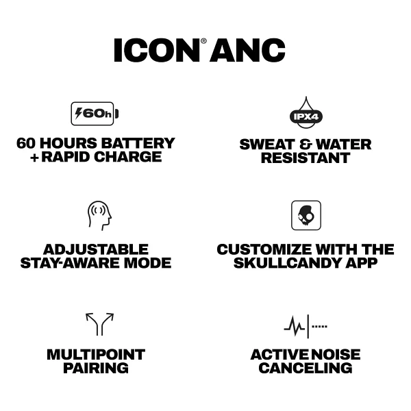 Skullcandy Icon S5IOW-T987 Kahverengi Kulak Üstü Bluetooth Kulaklık - Görsel 9