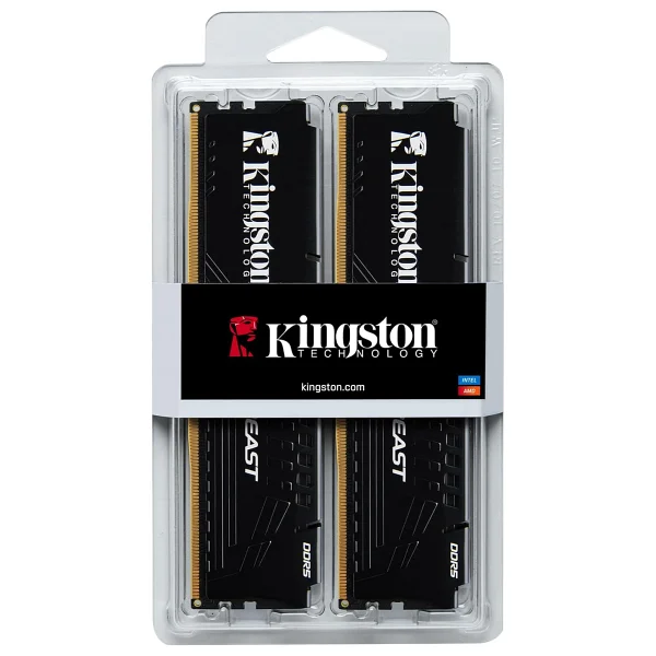 Kingston Beast Black Expo 16 GB (2x8) 6000 MHz Cl30 Kf560c30bbek2/16tr DDR5 RAM - Görsel 5