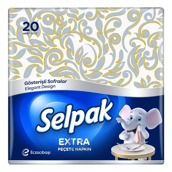 Selpak 20'li Deluxe Peçete - Görsel 5