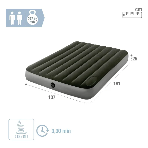 Intex 64762 Full Dura-Beam Downy Çift Kişilik Şişme Yatak - Görsel 4