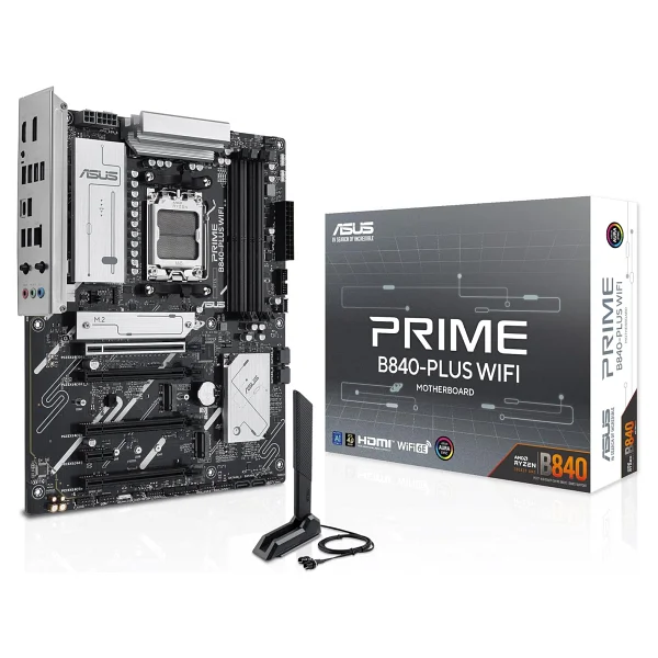 Asus Prime B840M-A Wi-Fi AMD AM5 DDR5 Micro ATX Anakart - Görsel 9