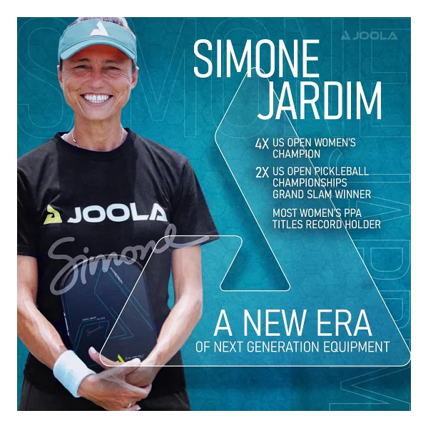 JOOLA Simone Jardim Hyperion CFS Hızlı Pickleball Küreği - USAPA Turnuva Oyunları için Onaylı - 14 mm Karbon Fiber Turşu Top Raketi - Yüksek Kum ve Döndürme ile Maksimum Hız - Görsel 6
