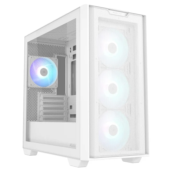 Asus A21 Plus ARGB Fanlı Beyaz Micro ATX Oyuncu Kasası - Görsel 5