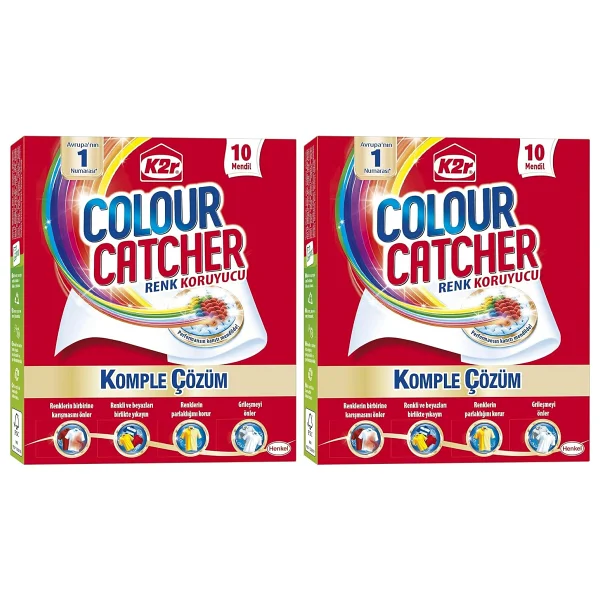 K2r Colour Catcher Renk Koruyucu Mendil 10'lu - Görsel 4