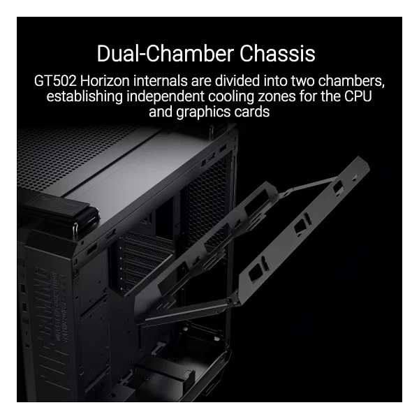 Asus Tuf Gaming Gt502 Horizon Argb Fanlı Beyaz Atx Oyuncu Kasası - Görsel 2