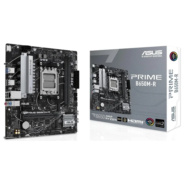 Asus Prime B650M-A Wi-Fi II 4xDDR5 DP+VGA+HDMI 2xM.2 AM5 Anakart - Görsel 7