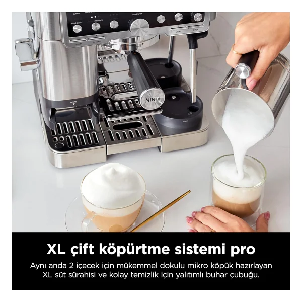 Ninja Luxe Cafe Pro Series Es701uk Yarı Otomatik Espresso Makinesi - Görsel 8