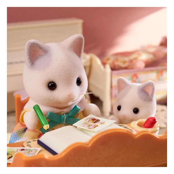 Sylvanian Families Latte Kedi Ailesi 5738 - Görsel 6