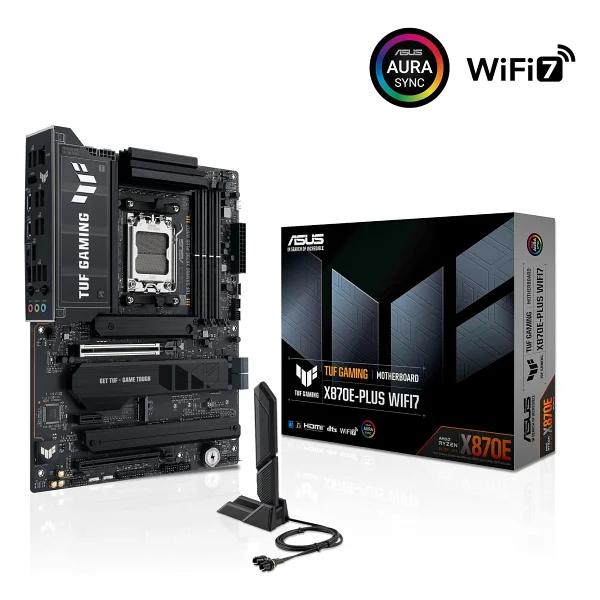Asus Tuf Gaming X870e-Plus Wıfı7 AMD Am5 DDR5 Atx Anakart - Görsel 7