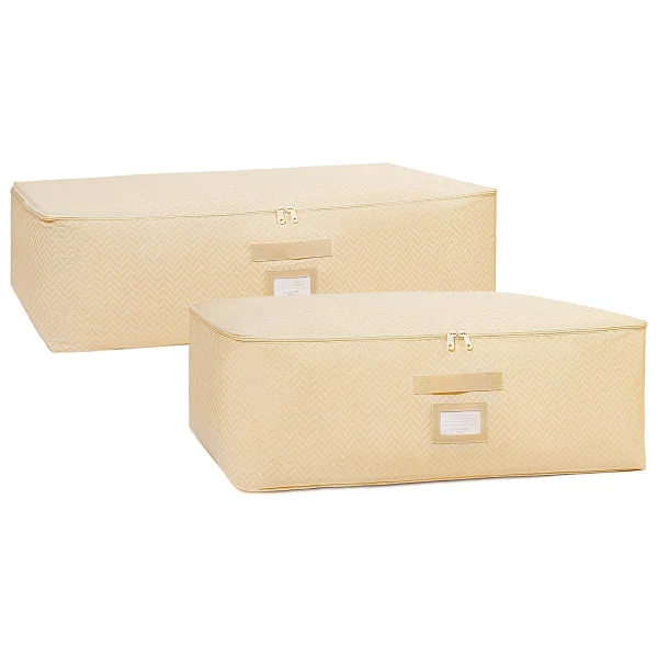 Ocean Home Textile 2li Gri Renk Stuff & Things Baza Altı Hurç Set - Görsel 9
