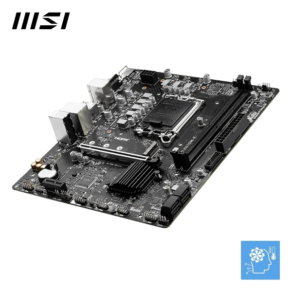 MSI Pro H610M-E 2xDDR5 VGA/HDMI 1xM.2 1xGLAN 1700P Anakart - Görsel 4