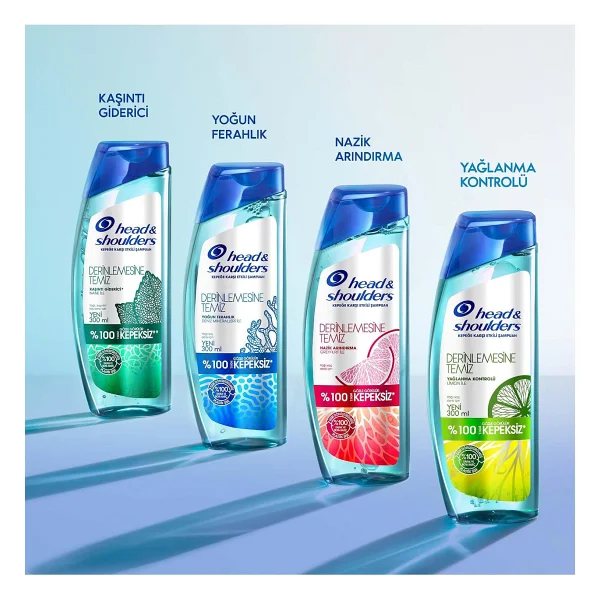 Head & Shoulders Derinlemesine Temiz Kaşıntı Giderici 300 ml Kepek Şampuanı - Görsel 6