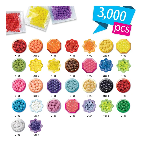 Aquabeads Mega Boncuk Çantası 3000 Parça 31913 - Görsel 7