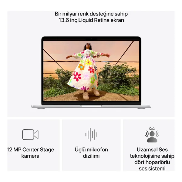 MacBook Air M5 16 GB 512 GB SSD 13.6" Notebook - Görsel 3