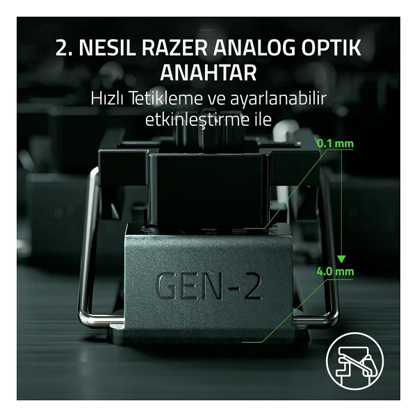 Razer Huntsman V3 Pro Counter Strike 2 Edition RGB Tkl Analog Optical Switch Kablolu Mekanik Oyuncu Klavyesi - Görsel 3