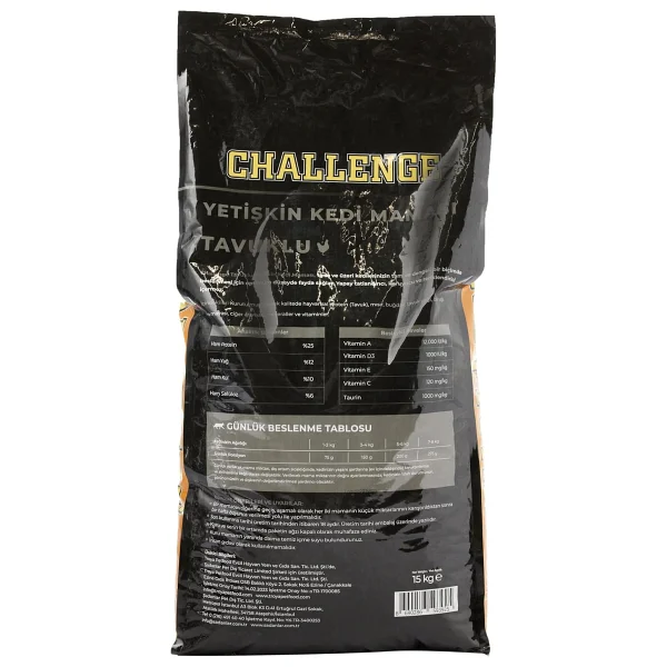 Challenge Tavuklu 15 Kg Yetişkin Kedi Maması - Görsel 2