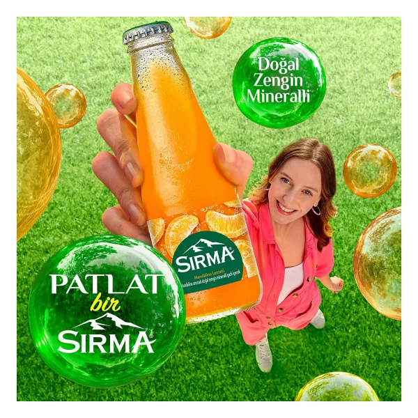 Sırma C Vitaminli Mandalina Aromalı 200 ml 24'lü Paket Maden Suyu - Görsel 10