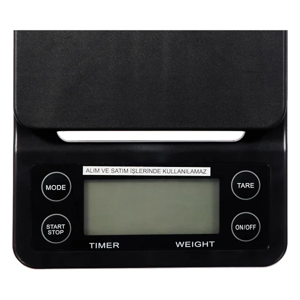EPINOX BETHJIAM Hassas Kahve Tartısı, Mutfak Tartısı - Hassaslık: 0.1 gr. / Max: 3 kg - Zamanlayıcılı Dijital Tartı, Terazi, Çok Renkli - Görsel 4