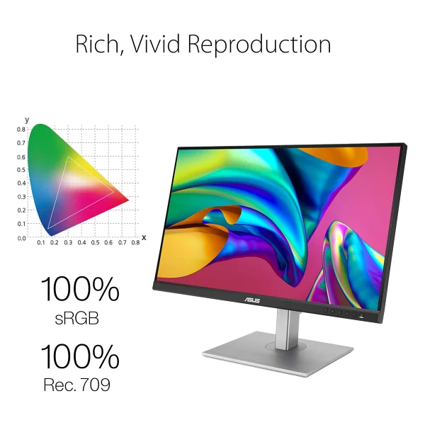Asus ProArt PA279CV 27'' 5MS 4K HDR 3840x2160 DP/HDMI/Type-C MM Pivot IPS LED Monitor - Görsel 6
