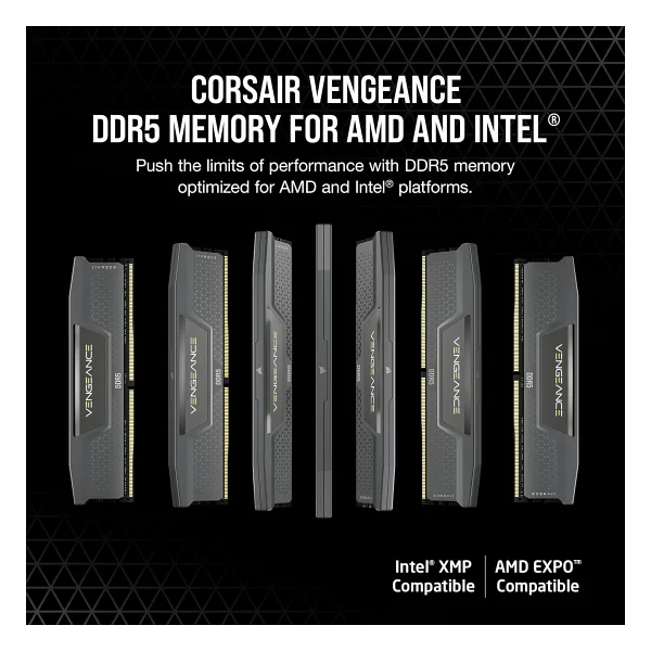 Corsair Vengeance 32 GB (2x16) 6000 MHz Cl38 Cmk32gx5m2b6000z38 DDR5 RAM - Görsel 2