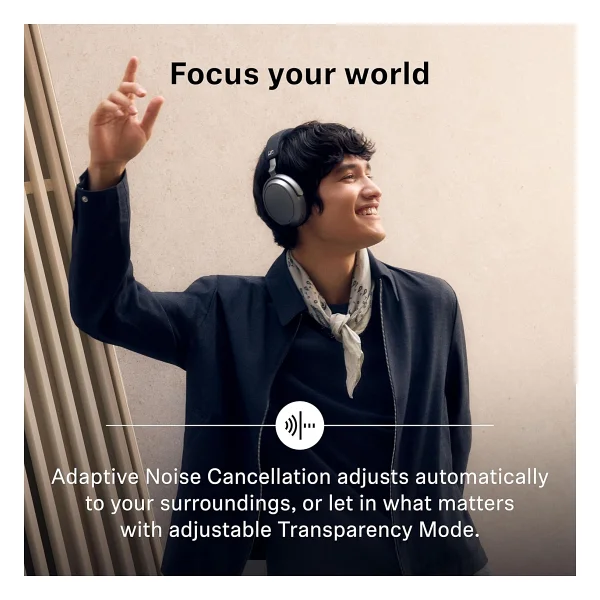 Sennheiser Momentum 4 ANC Grafit Kulak Üstü Bluetooth Kulaklık - Görsel 6