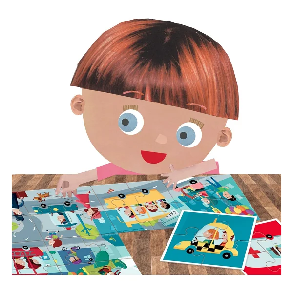 Headu 8+1 Çift Taraflı Şehir Puzzle - Görsel 4