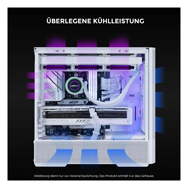 Lian Li Lancool 207rw Argb Fanlı Beyaz Atx Oyuncu Kasası - Görsel 3