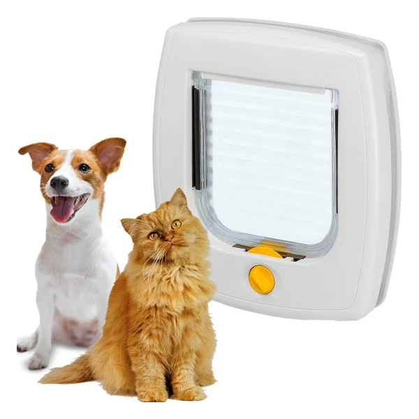 Ferplast Swıng 1 Kedi-Köpek Kapısı, Beyaz, 14,8X14,5, Standard - Görsel 8