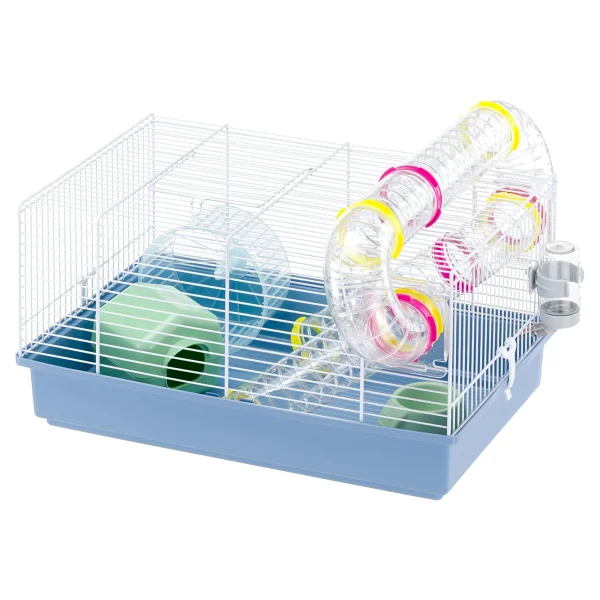 Ferplast Hamster kafesi, Paula kemirgen kafesi, küçük hayvan kafesi, hamster aksesuarı dahil, 46 x 30 x Y 25 cm. - Görsel 7