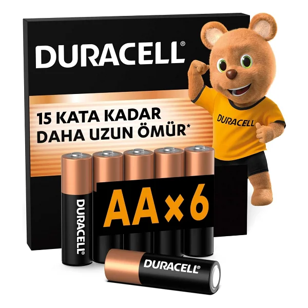 Duracell Lr6/Mn1500 10'lu Alkalin Aa Kalem Pil - Görsel 10