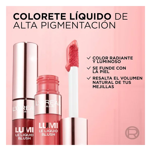 L'oreal Paris Lumi Işıltılı 640 Rouge Paris Likit Allık - Görsel 3