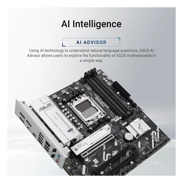 Asus Prime B840M-A Wi-Fi AMD AM5 DDR5 Micro ATX Anakart - Görsel 2
