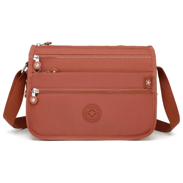Smart Bags Krinkıl Kumaş Postacı Çantası 1128 (A.Gri) - Görsel 4