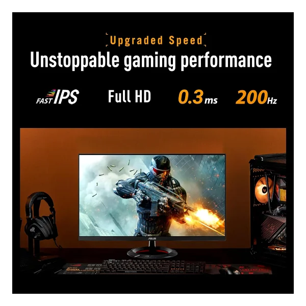 Asus TUF Gaming VG249Q5R 23.8'' 0.3MS 200Hz HDMI/DP VESA IPS LED Gaming Monitor - Görsel 5