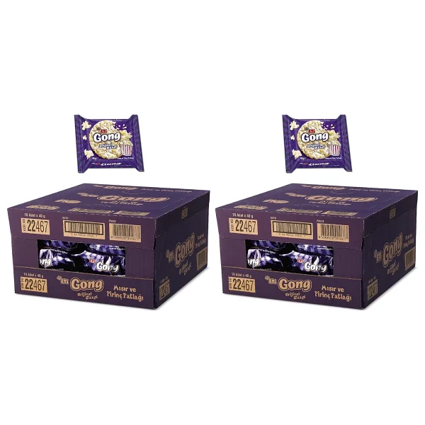 Eti Gong 34 Gr 18'li Paket Ballı Hardallı Mısır Ve Pirinç Patlağı - Görsel 5