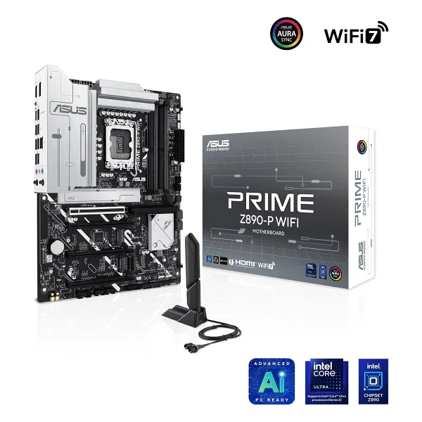 Asus Prime Z890-P Wi-Fi Intel Lga1851 DDR5 Atx Anakart - Görsel 7