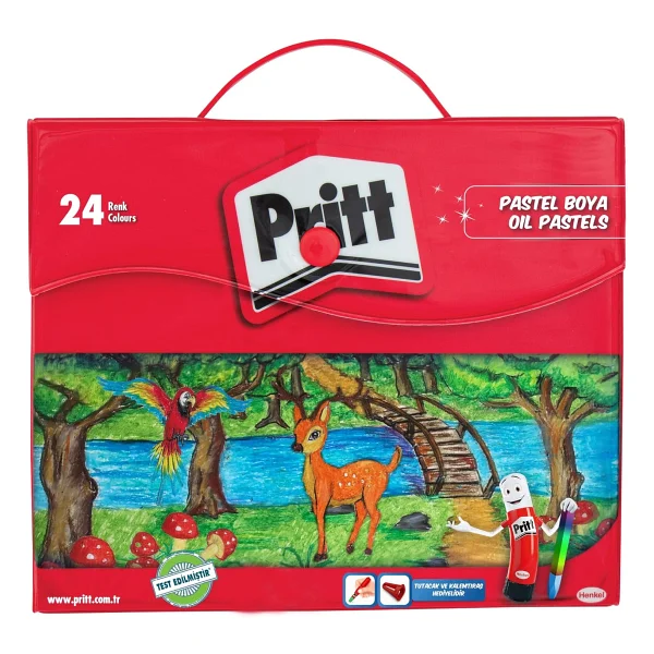 Pritt Çantalı 24'lü Pastel Boya - Görsel 3