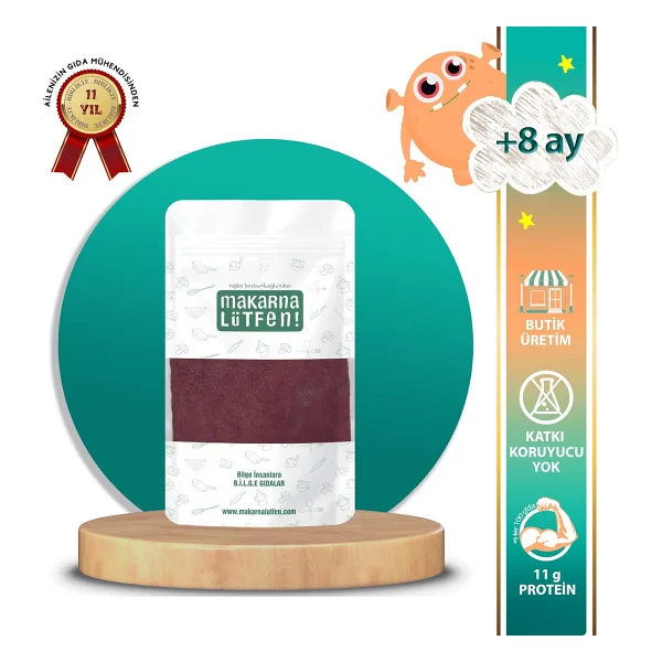 Makarna Lütfen Kırmızı Pancar ve Mor Havuç Kurusu Tozu (90 Gram) - Görsel 2