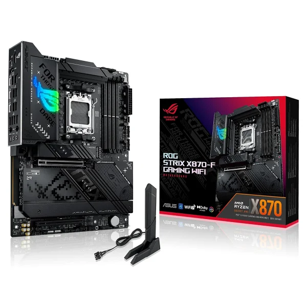 Asus Rog Strix X870-A Gaming Wi-Fi AMD Am5 DDR5 Atx Anakart - Görsel 10