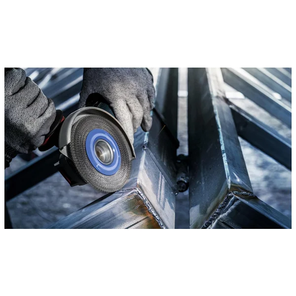 Bosch Professional Accessories cam fırçası, dalgalı tel Clean (metal için, X-LOCK, Ø 115 mm, tel kalınlığı 0,3 mm) - Görsel 7