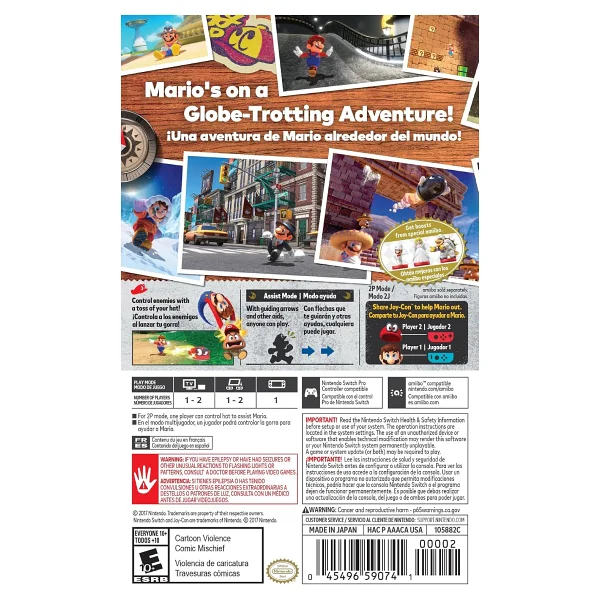 Nintendo Switch Super Mario Odyssey Oyun - Görsel 2