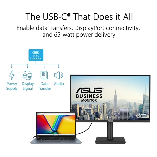 Asus VA27UCPS 27" 5 ms 4K Pivot IPS 60 Hz Monitör - Görsel 3