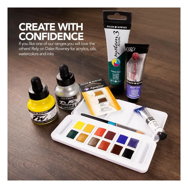 Daler-Rowney Georgian 38 Ml Yağlı Boya N:505 Cadmium Red Light Hue - Görsel 7