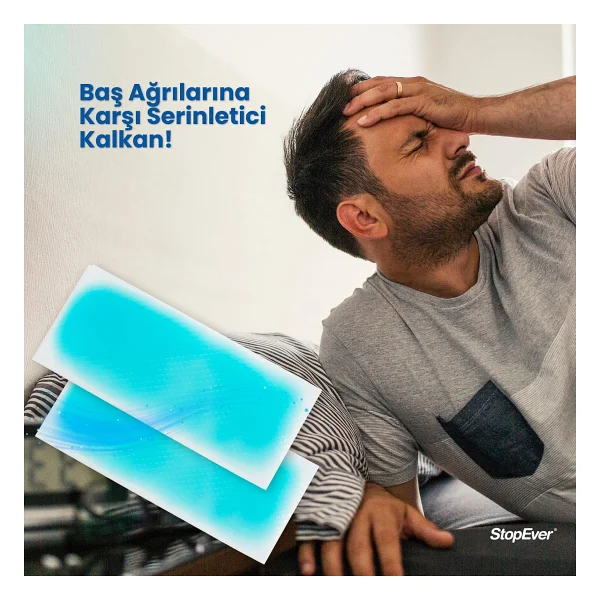 StopEver Diamond Touch Göz Maskesi ve Cooling Patch Soğutucu Hidrojel Plaster 2'li Set - Görsel 6