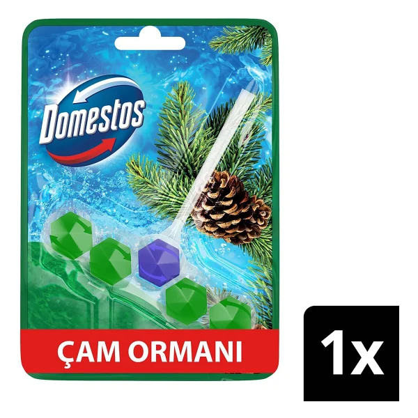 Domestos Wc Blok 5'li Güç Çam Ferahlığı - Görsel 5