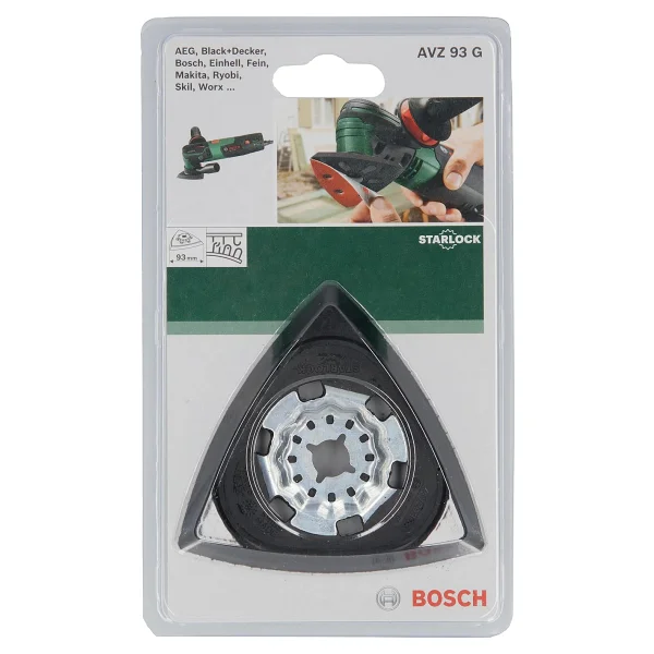 Bosch Professional Accessories Delta Zımpara Plakası, Starlock Çok Amaçlı Aletler için (Avz 93 G) - Görsel 3