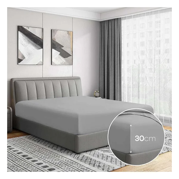 Soley Jersey %100 Pamuk Tek Kişilik 100 X 200 Lastikli Çarşaf - Görsel 3