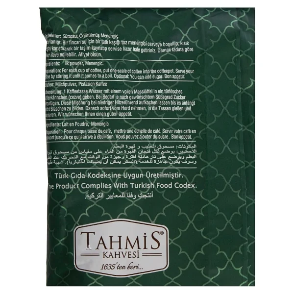 Tahmis Menengiç Kahvesi 100 Gr - Görsel 4